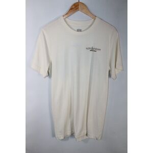 NWOT Schott NYC Men's Medium Beige Crew Neck Camp Schott T-Shirt